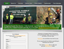 Tablet Screenshot of livingstonfamilytree.com